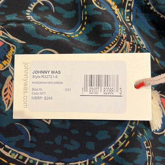 Johnny Was Marzanna Silk Dress - Picture 12 of 12